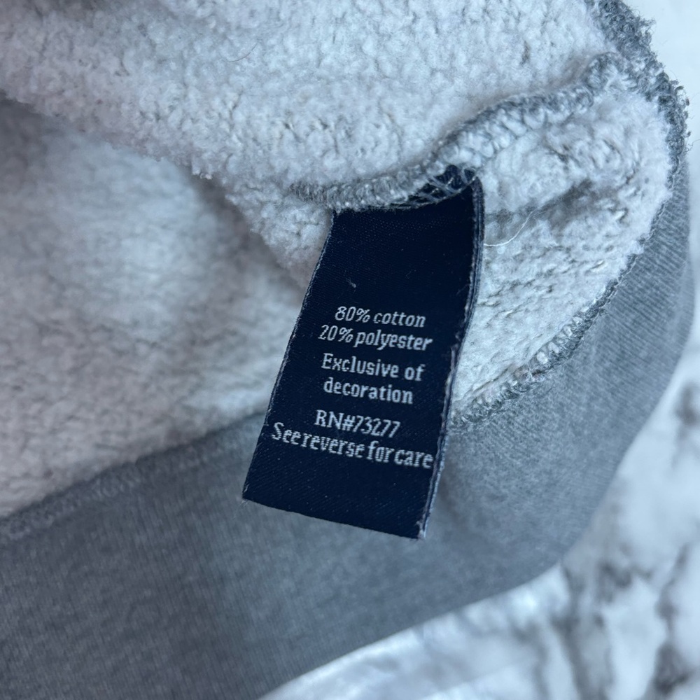 Timber Wolf Ridge Oversized y2K cozy Gray Grey Crewneck Sweatshirt 2XL - Picture 8 of 9